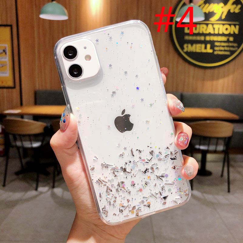 Shiny Soft Case iPhone 12 13 Pro Max Casing OPPO A74 6 C11 2021 C20 C21 C20A makeup make up mirror case girl