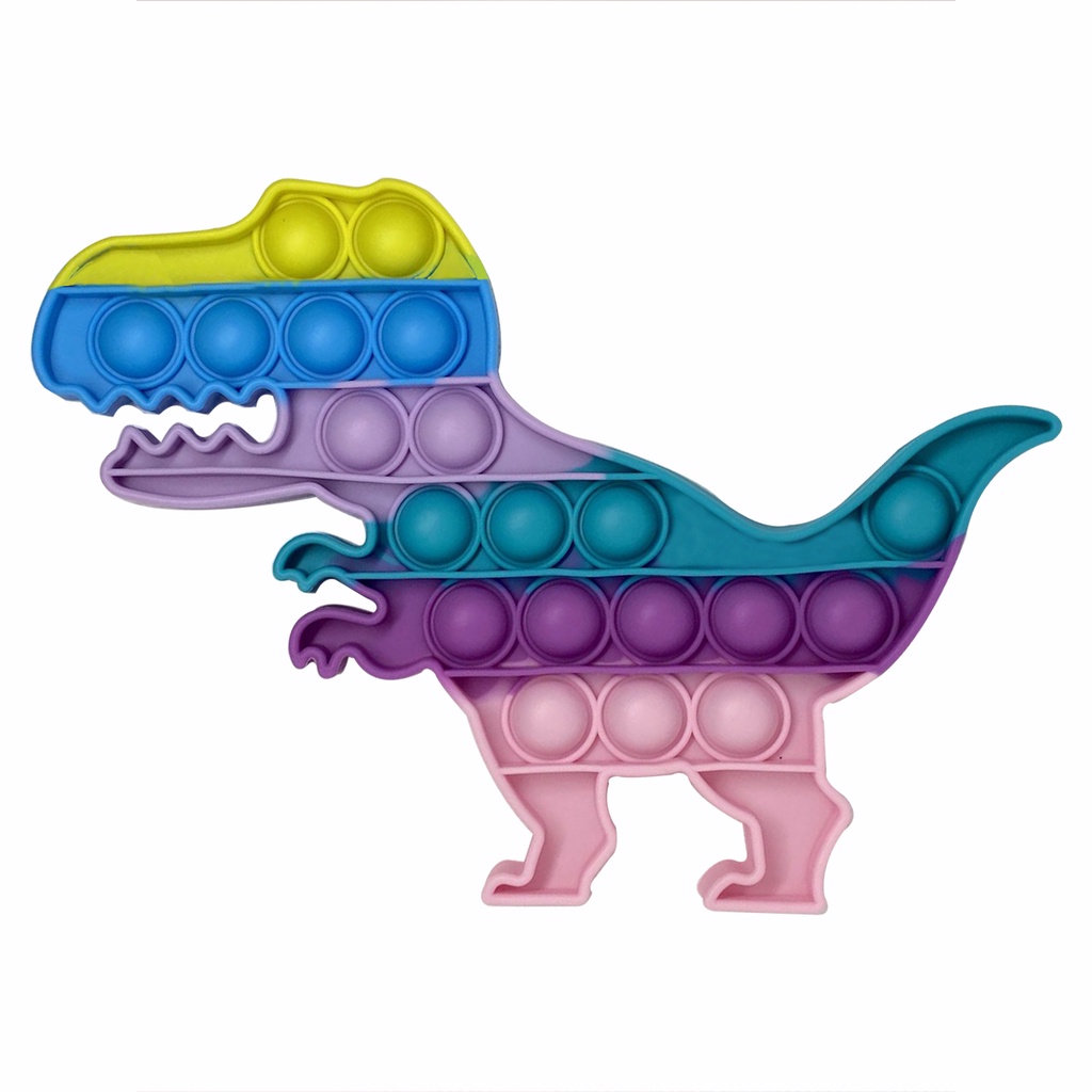 [HH] MAINAN ANAK POP IT RAINBOW UNICORN AMONG US MURAH / KIDS TOY BUBBLE POP ITS FIDGET PUSH POPIT DADU PENGHILANG STRESS-DINO MACRON