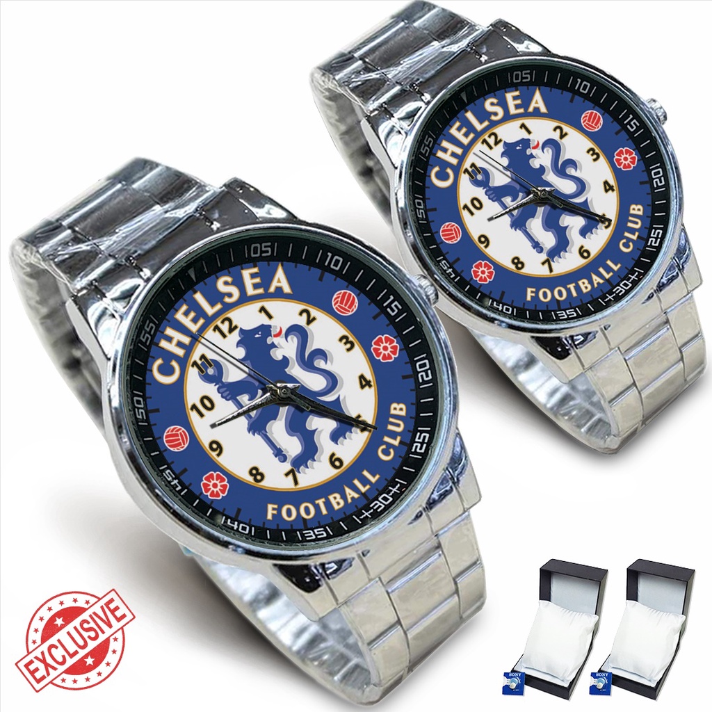 Jam Tangan Rantai Couple CHELSEA FC - 2 (Special)