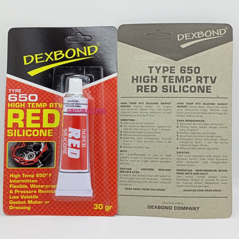 Lem Red Dexbond Lem gasket 30 Gram Murah Meriah