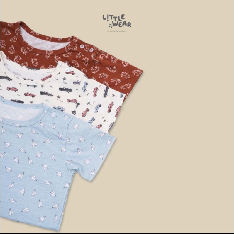 little wear baby sleeveless / printed tee motif terbaru oktober 22