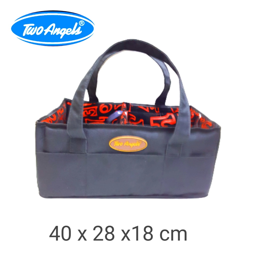 CTT01 Caddy bag two angels / multipurpose bag / tas perlengkapan baby / tas bayi / TAS MULTIGUNA MULTIFUNGSI jkrt