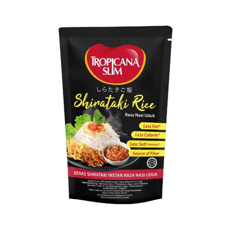 

Tropicana Slim Beras Shirataki nasi uduk 72gr
