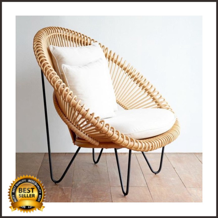 Kursi Rotan Alami Kursi Teras Rotan Kursi Santai