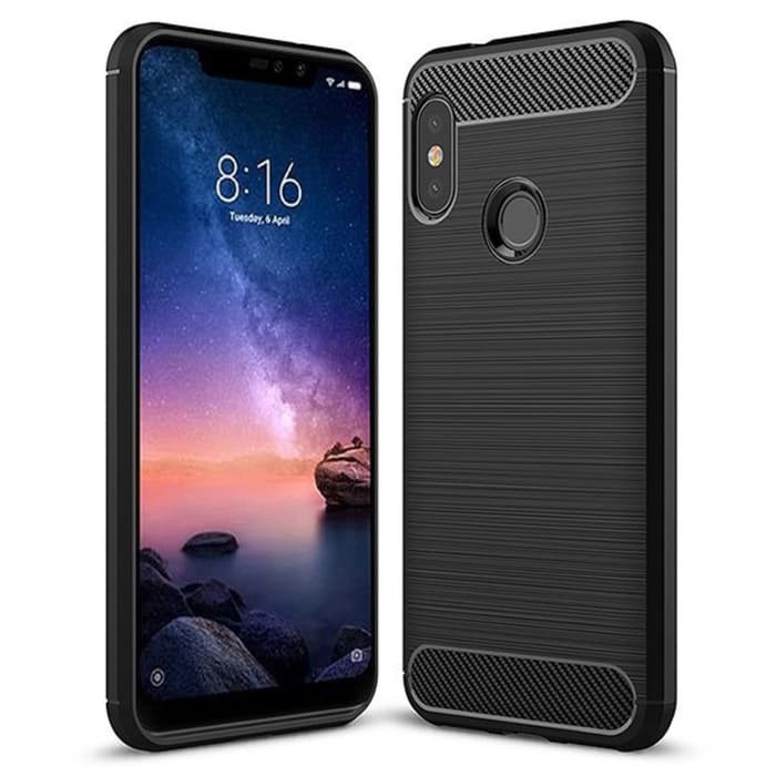 REDMI 6 PRO REDMI 6 6A REDMI 5 5A 5+ REDMI S2 4A 4X REDMI 3 REDMI 3 PRO CASE SOFTCASE BLACK CARBON