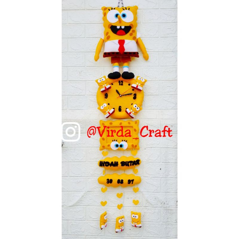 jam dinding Spongebob