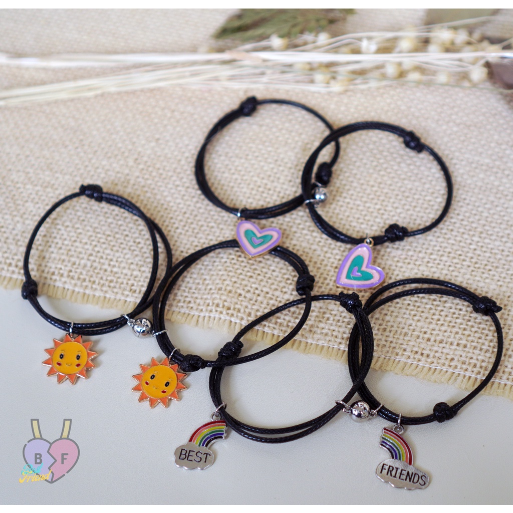 Gelang Best Friend Couple Magnet 2 Pcs