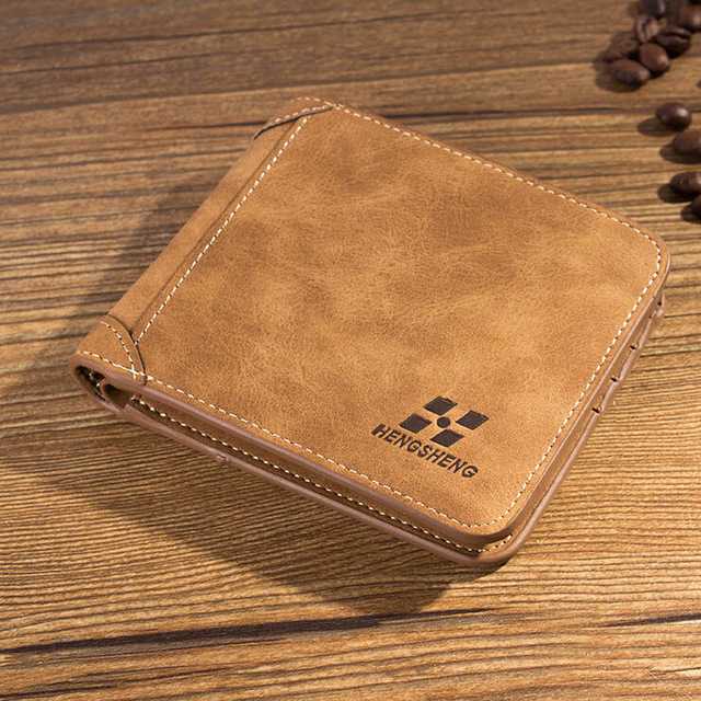 Rhodey Dompet Kulit Pria Bahan Nubuck Model Vertical - G1166