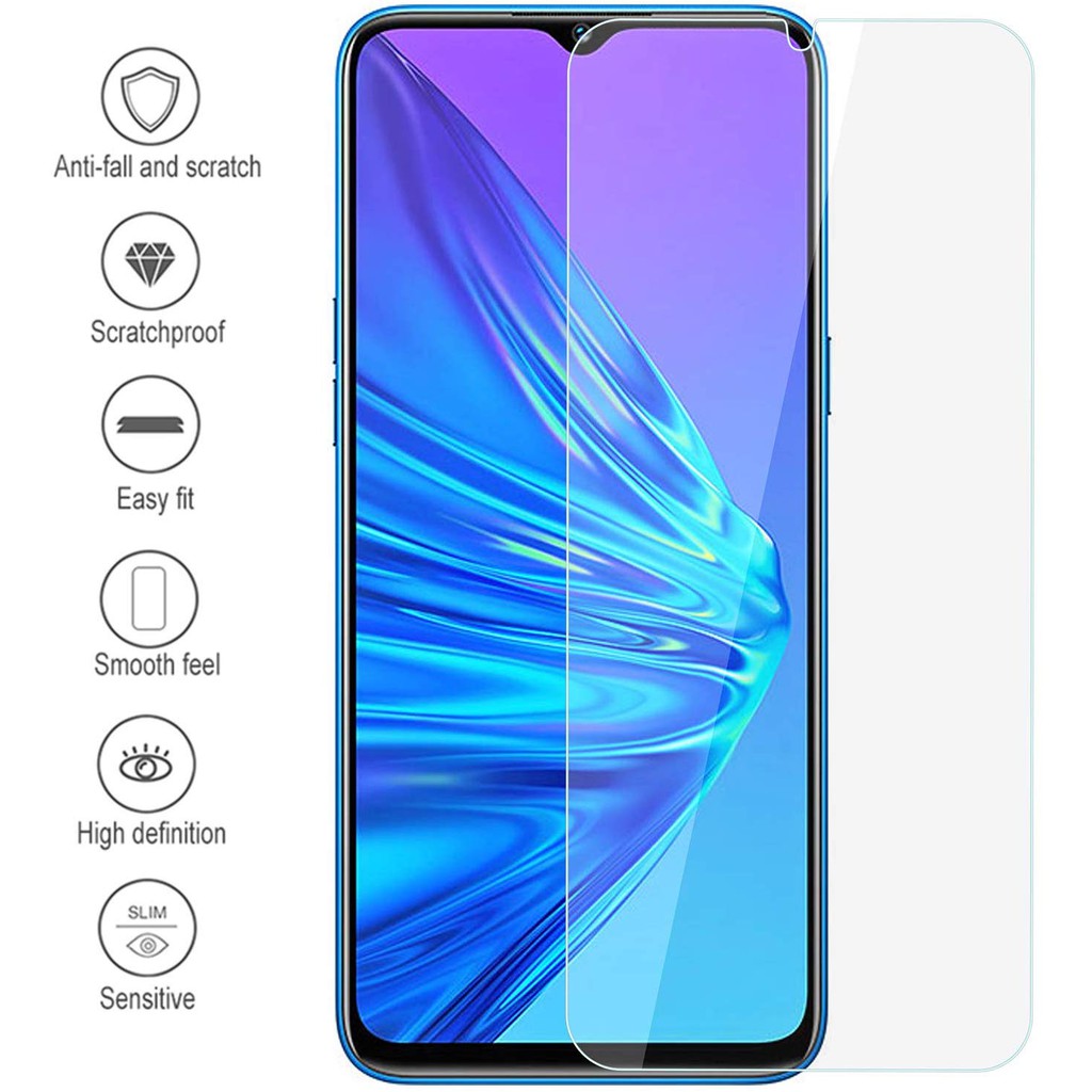 OPPO REALME 5  PREMIUM QUALITY TEMPERED GLASS RAKKI