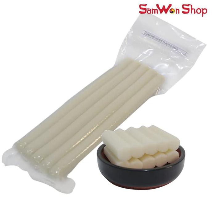 

TTEOKBOKKI / TOKPOKI 500 GR PLAZA KOREA TTEOK KOREAN RICE CAKE CUCI GUDANG Kode 1362