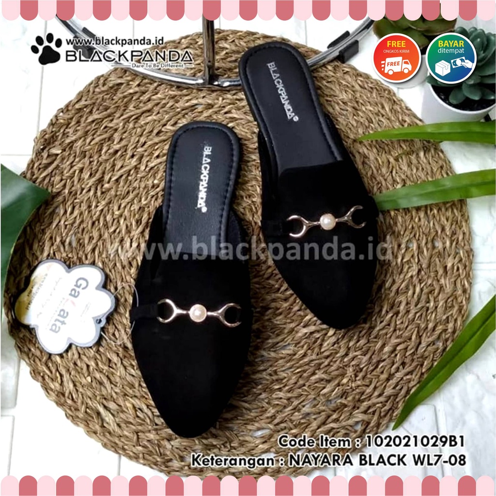 Blackpanda Flat Shoes - Sepatu Black Panda - Sepatu Wanita - Black Panda Nayara Bustong