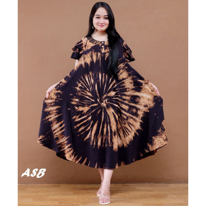 DASTER JUMBO PAYUNG BATIK MOTIF HITAM MANIS / PIYAMA DASTER BATIK BIGSIZE MOTIF