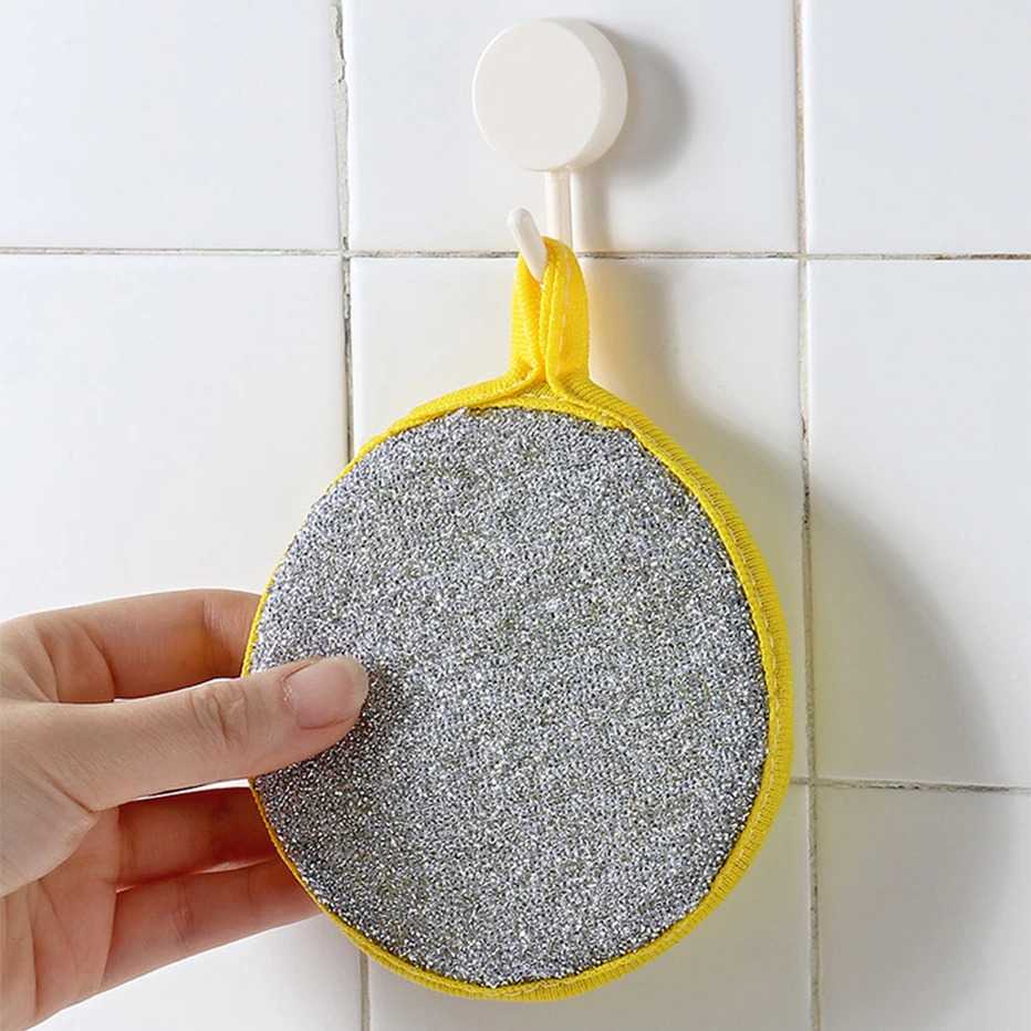 Spons Cuci Piring Double Sides Cleaning Sponge 3PCS Spong Pembersih Perlengkapan Dapur Bersih Spon Multifungsi