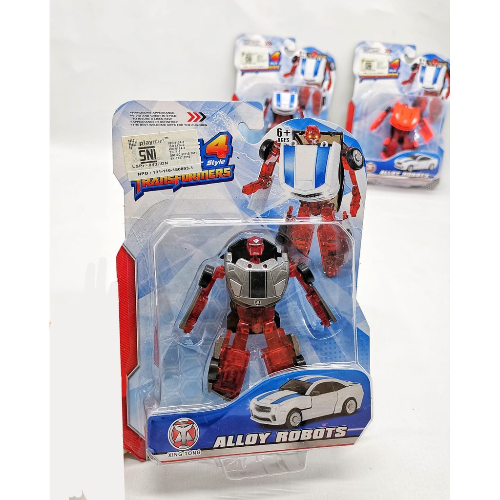 MAINAN ANAK MOBIL DIE CAST ROBOT DEFORM