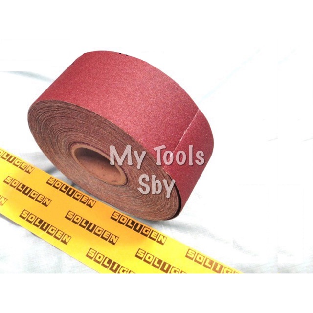 Amplas / Kertas Gosok Roll Soligen Grit Lengkap