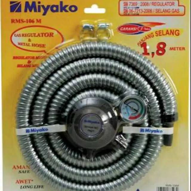 Miyako Selang Paket Regulator Gas Set SNI RMS106M