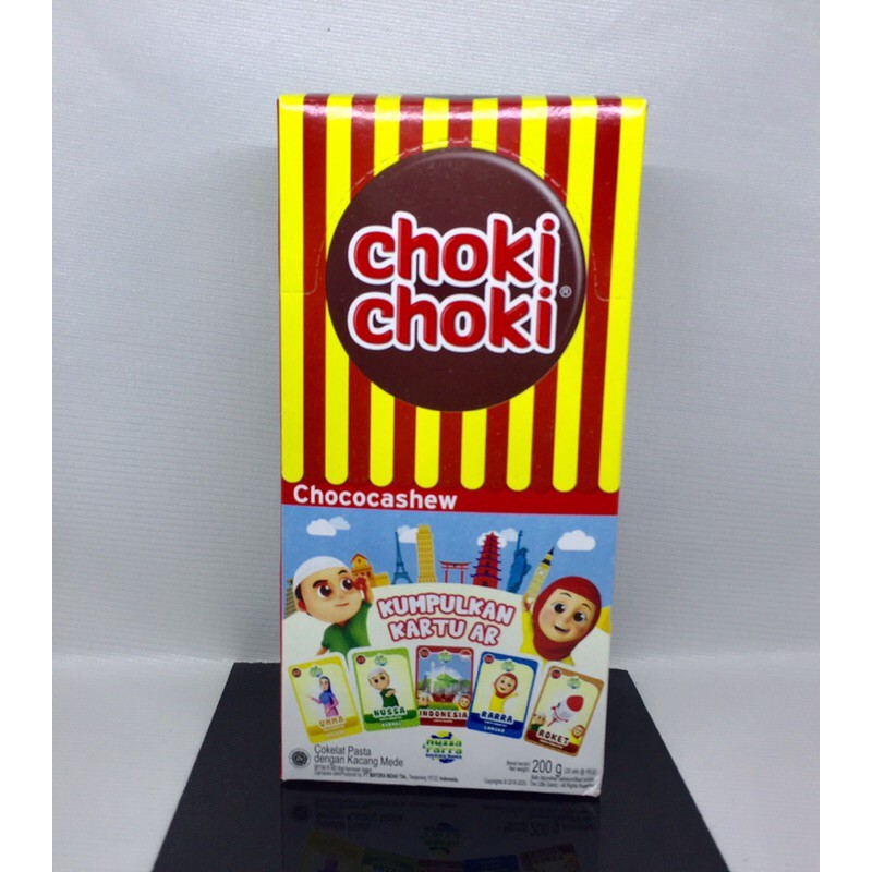 

Choki Choki Coklat Pasta dengan Kacang Mede 200gr - isi 20 stick