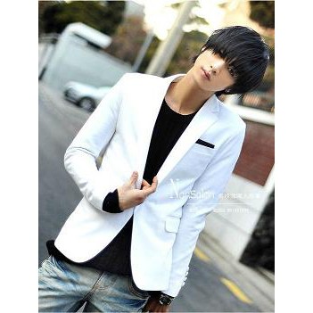 JAS PRIA TERBARU NANSUTKAI WARNA PUTIH SLIMFIT KOREA CASUAL STYLE BAHAN HIGH TWIST TEBAL