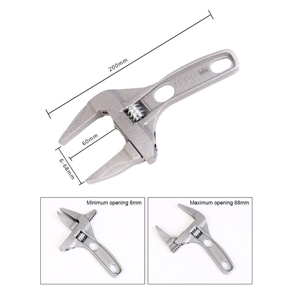 Solighter Adjustable Spanner Universal Kamar Mandi Hand Tools Nut Key