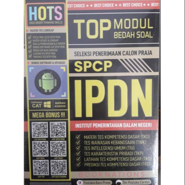 BUKU TES IPDN TOP MODUL BEDAH SOAL SPCP IPDN