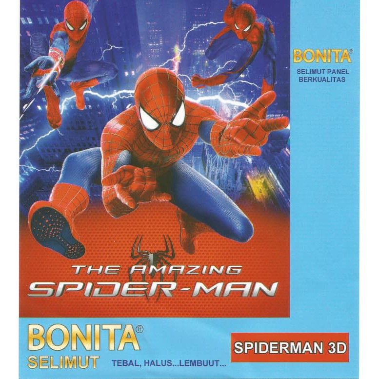Selimut Bonita Spiderman 160x200