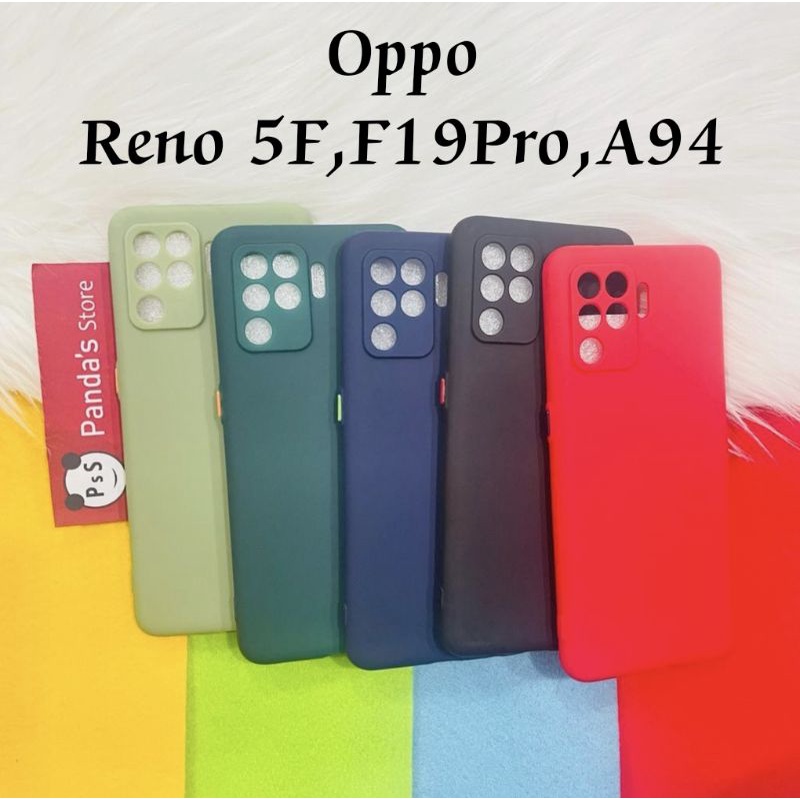 Case Oppo Reno 5F, F19 Pro, A94 Babycase + Pelindung Kamera, Makaron Full Color (PsS)