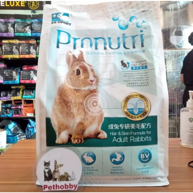 Makanan Kelinci Dr Bunny DR317 Pronutri Formula For Adult Rabbit 3.6 kg