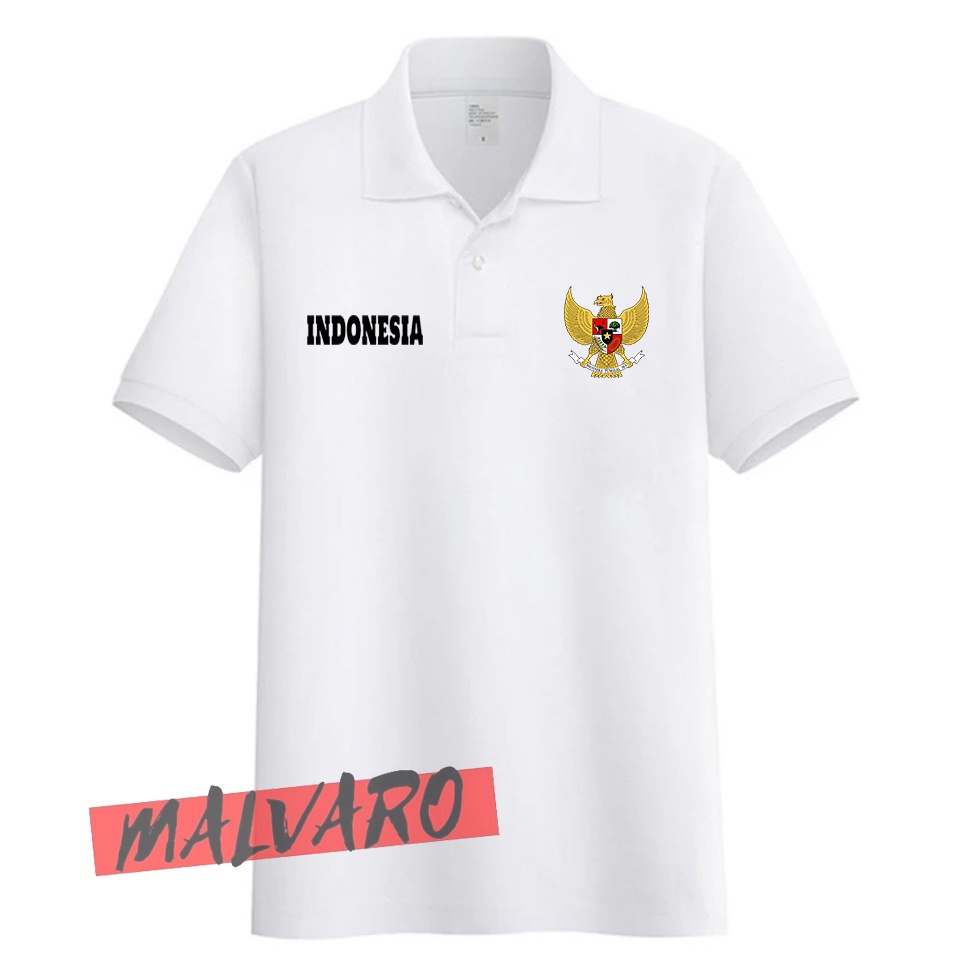 Kaos Polo Shirt HUT RI 77 2022 / Baju 17 Agustus 1945 2022 / Kaos 17 Agustusan-1