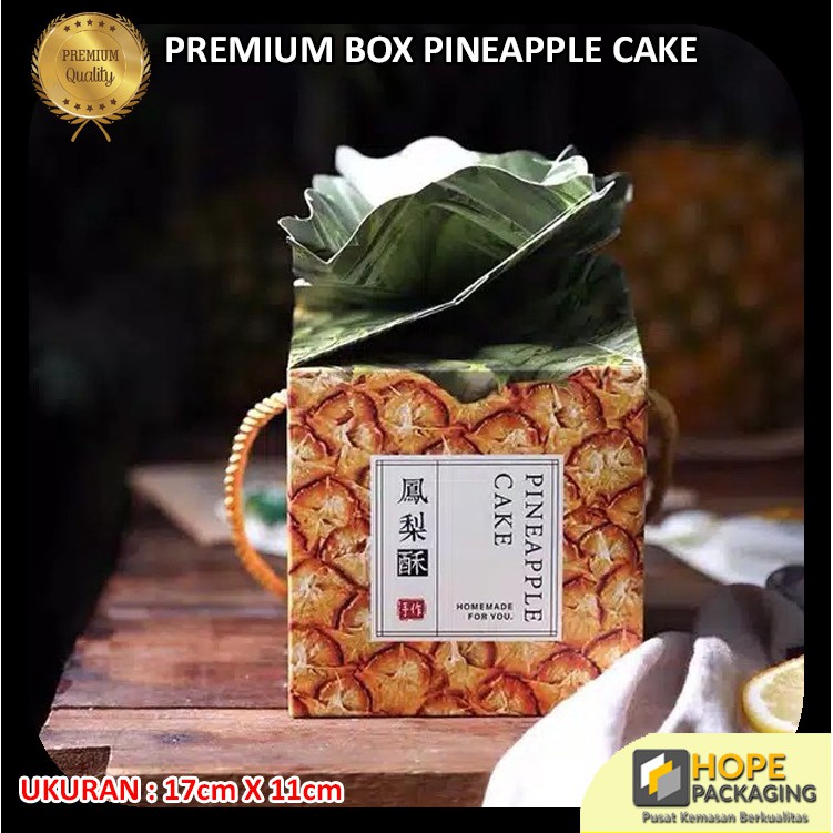 Sale Premium Box Pineapple Cake/Packing Kue Nastar/Hampers Kue Nastar Murah