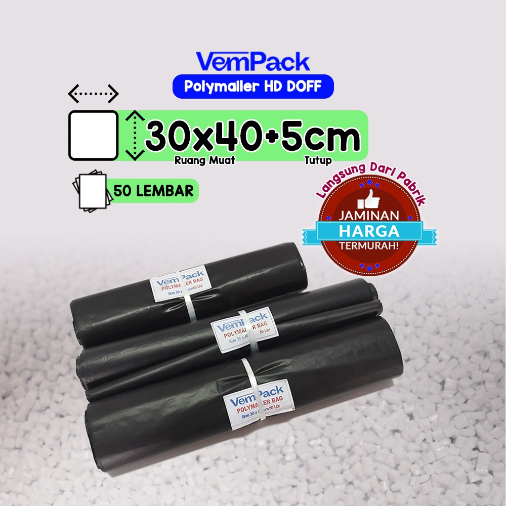 Jual Polymailer Hd Doff Ekonomis 30x40 Cm Plastik Packing Online Shop Tebal Anti Sobek Grosir 2059