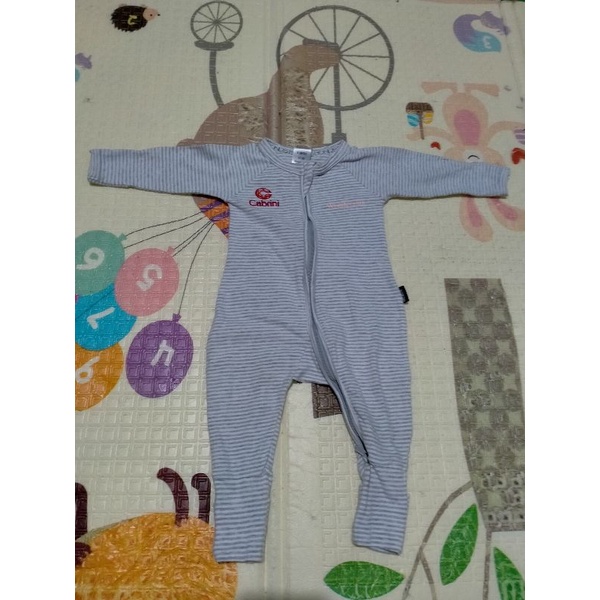 Preloved Sleepsuit Bonds Baby Preloved Bonds Baby Stripe Grey White Preloved Bonds Wondersuit Baby