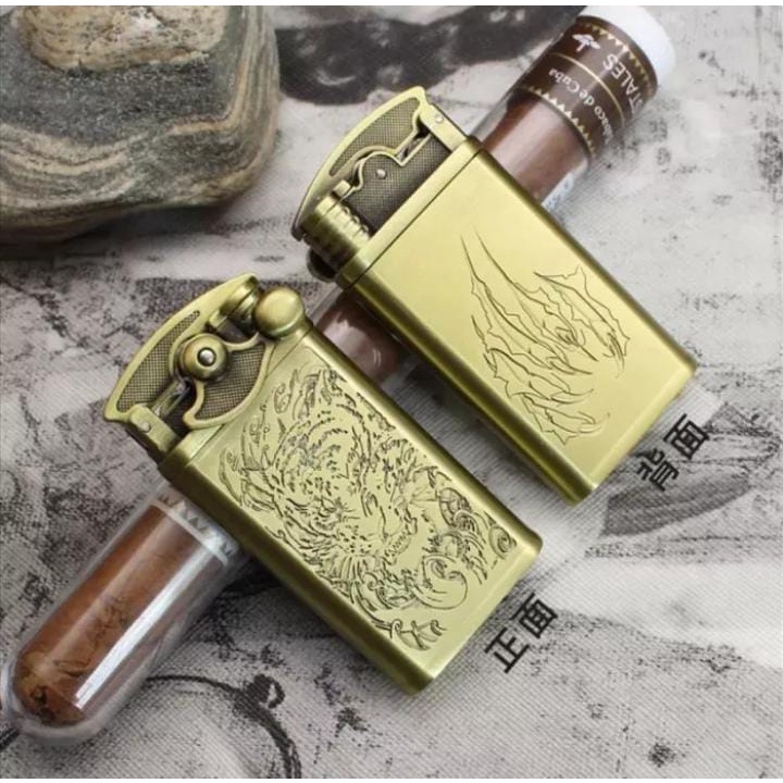 Korek Api Bara Las Gold Rocker HP 140-8 Random / Korek Api Unik / Korek Api Murah / Mancis Lighterss