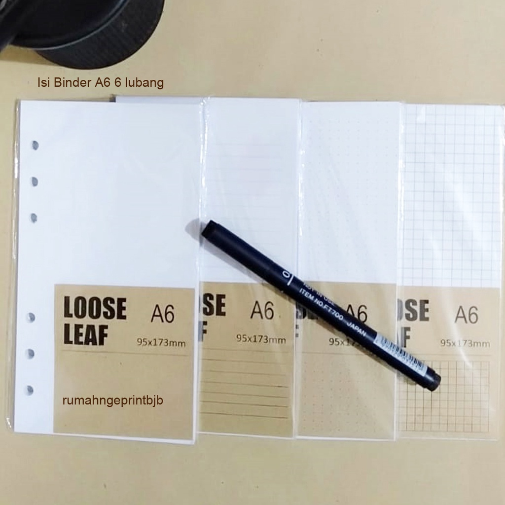 

ISI BINDER A6 6 LUBANG