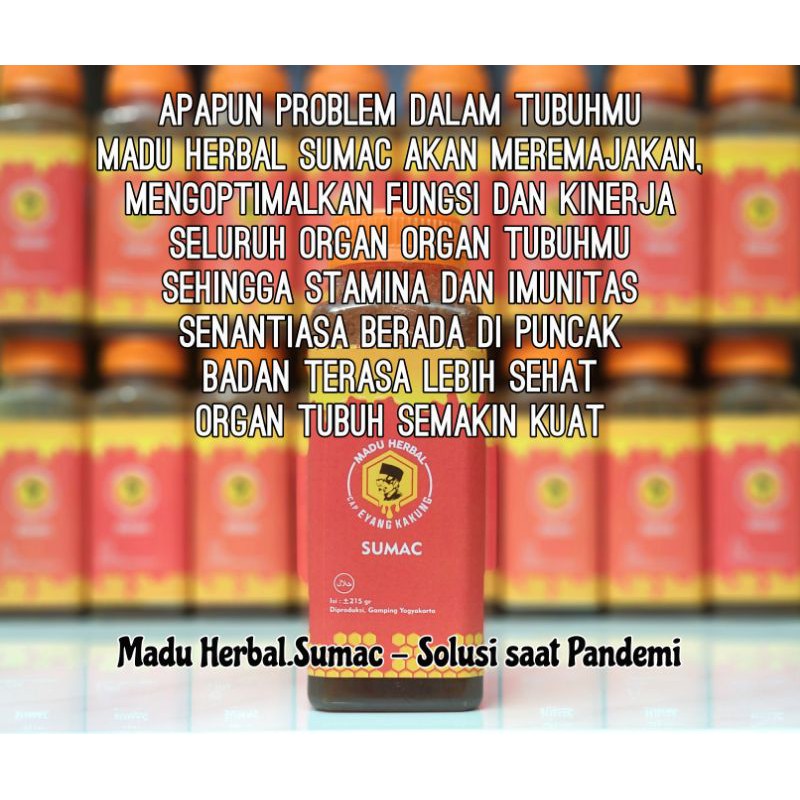 Madu Herbal.Sumac cap Eyang Kakung