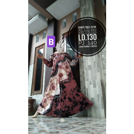 Gamis Twill Ori jumbo ld 130cm