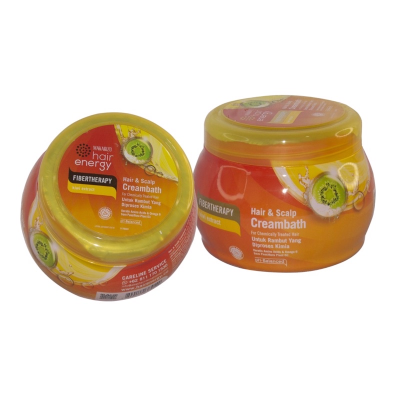 ✿ELYSABETHME✿ 【﻿ＭＡＫＡＲＩＺＯ】 makarizo hair energy creambath fibertheraphy 500 gr JUMBO pot cocok untuk salon hemat