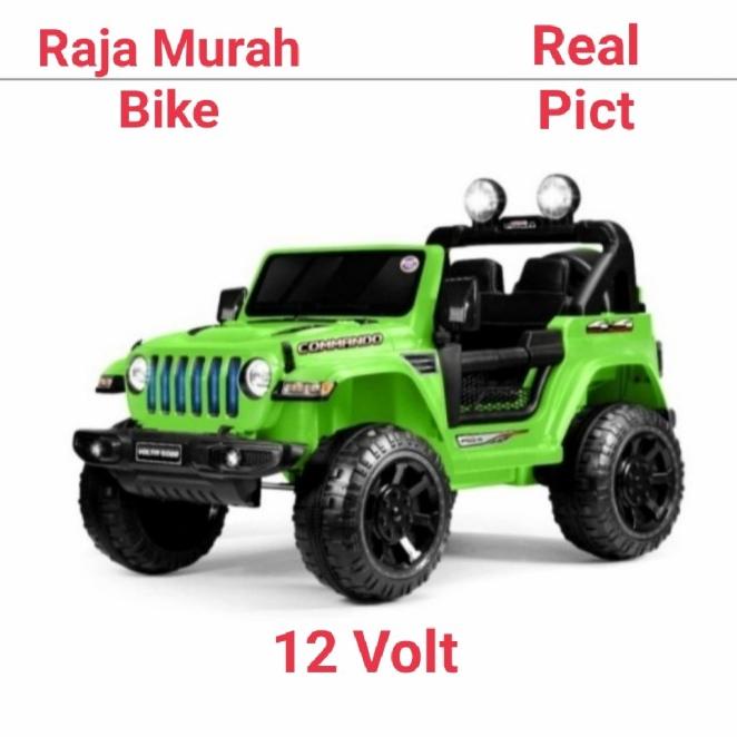 Mainan Mobil Aki Volta 5088 Commando Mobilan Aki Jeep Volta Commando