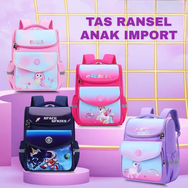 Tas Ransel Anak Sekolah Import Sd Tas unicorn 00350