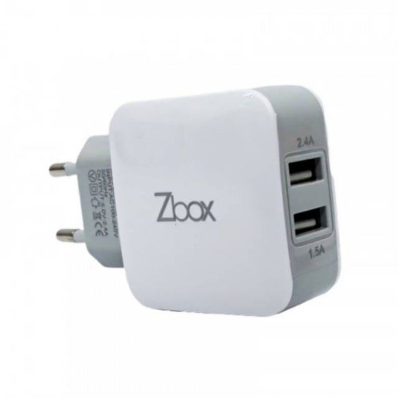 Charger ZBOX A2202 Fast Charging 2.4A Dual USB Micro