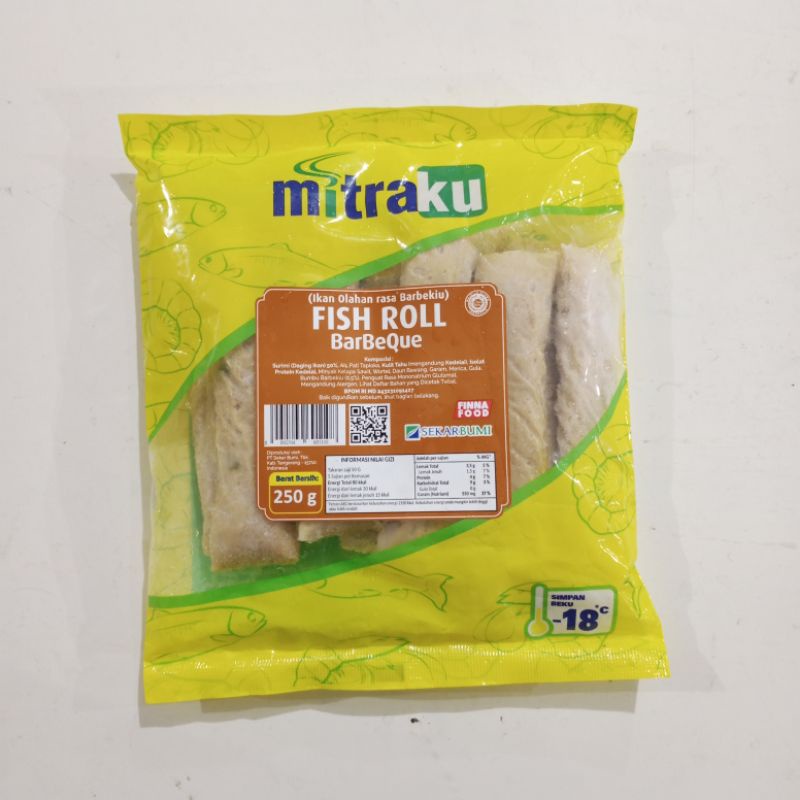 Jual Mitraku Fish Roll Barbeque Gr Shopee Indonesia