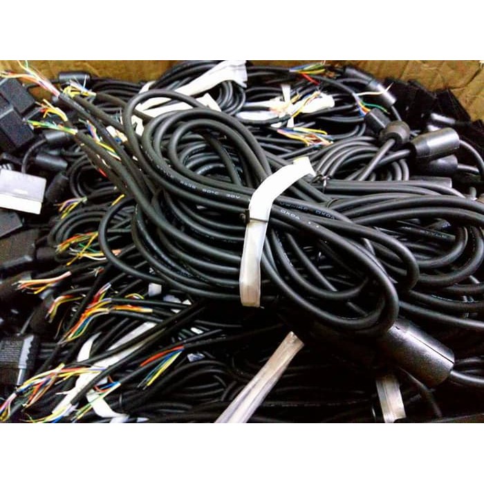 Kabel Stick Stik PS2 TW Tidak Serat - Hitam