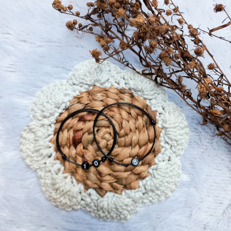 Gelang Couple Angka Custom Mini Size / Gelang Couple / Gelang Couple Angka Custom