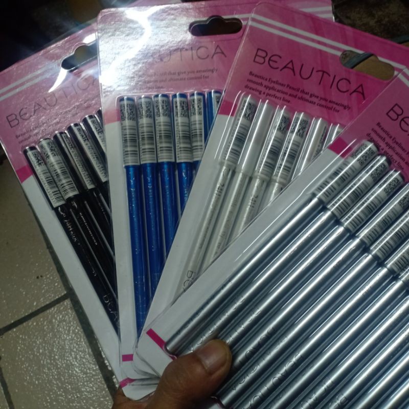 Eyeliner Pensil Beautica 24H Bpom Ecer