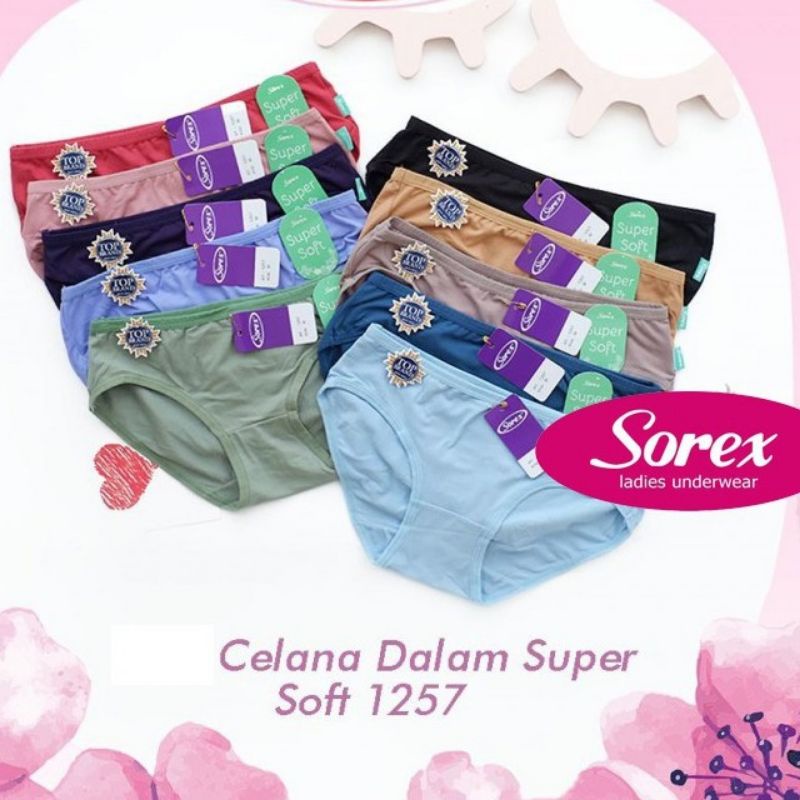 Celana Dalam Wanita/ CD perempuan Sorex Super Soft 1257 M-XXL murah