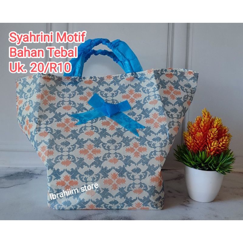 TERLARIS TAS BERKAT MOTIF TEBAL UKURAN 20x20 TAS BERKAT PET 20 TAS HAJATAN TEBAL UKURAN 20 TAS HAMPERS CANTIK MURAH