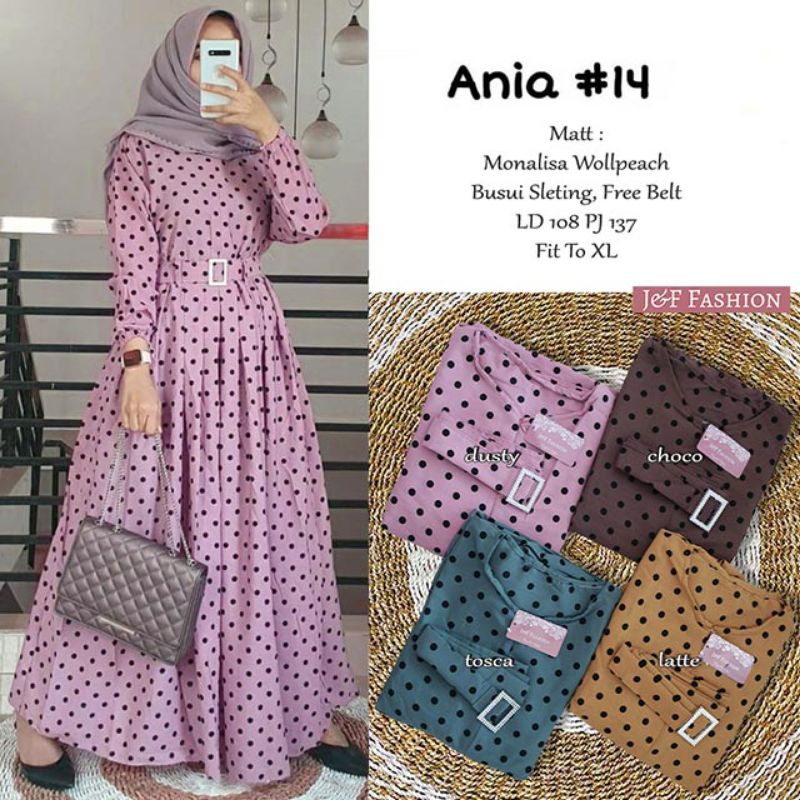 ANIA 14 NEW || Matt Monalisa Wollpeach || Maxy Dress