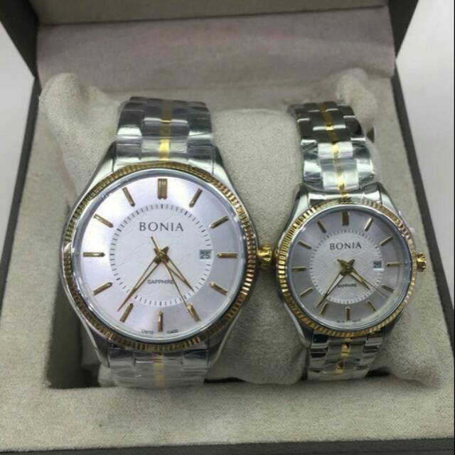 JAM TANGAN COUPLE BONIA 104002 ORIGINAL