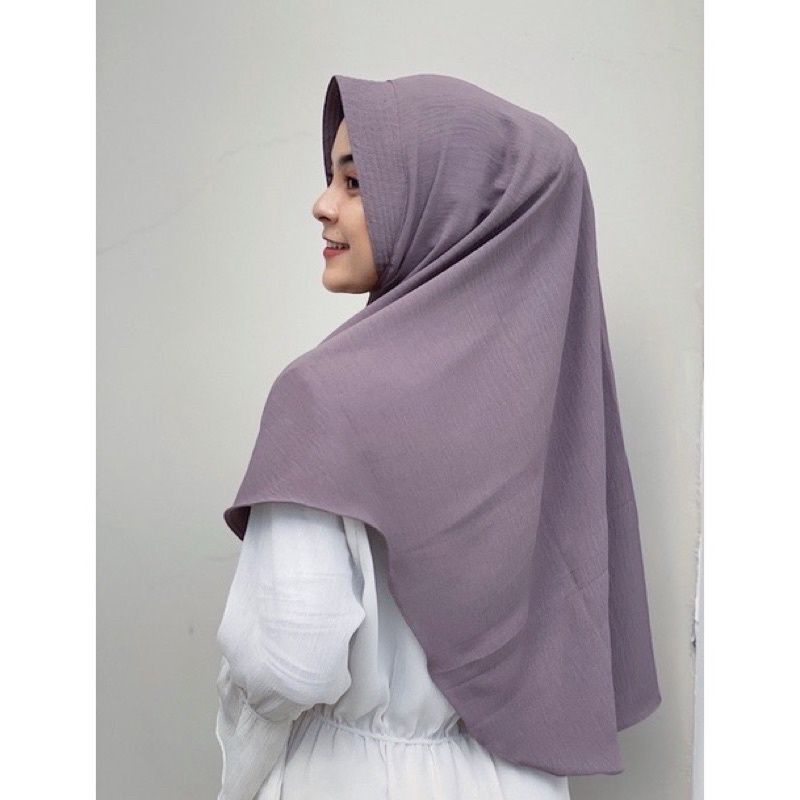 bergo simple pet crinkle airflow Maryam pet crinkle airflow