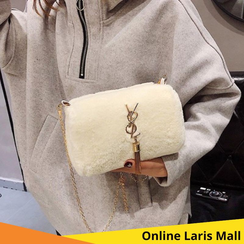 OLM - T364 TAS SELEMPANG Y8L BULU / TAS FASHION / TAS CEWEK / SLING BAG / TAS IMPORT BATAM