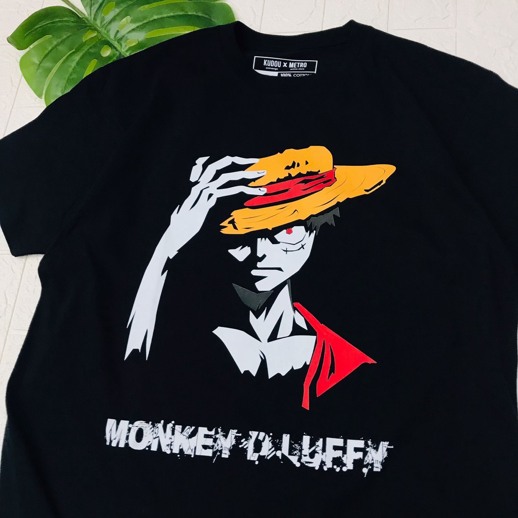 Tshirt Monkey D Luffy Captain Anime Manga One Piece Premium Unisex